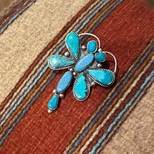 Turquoise Dragonfly Pendant/Brooch